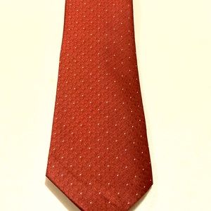 FERRAGAMO Burgundy Silk  Tie